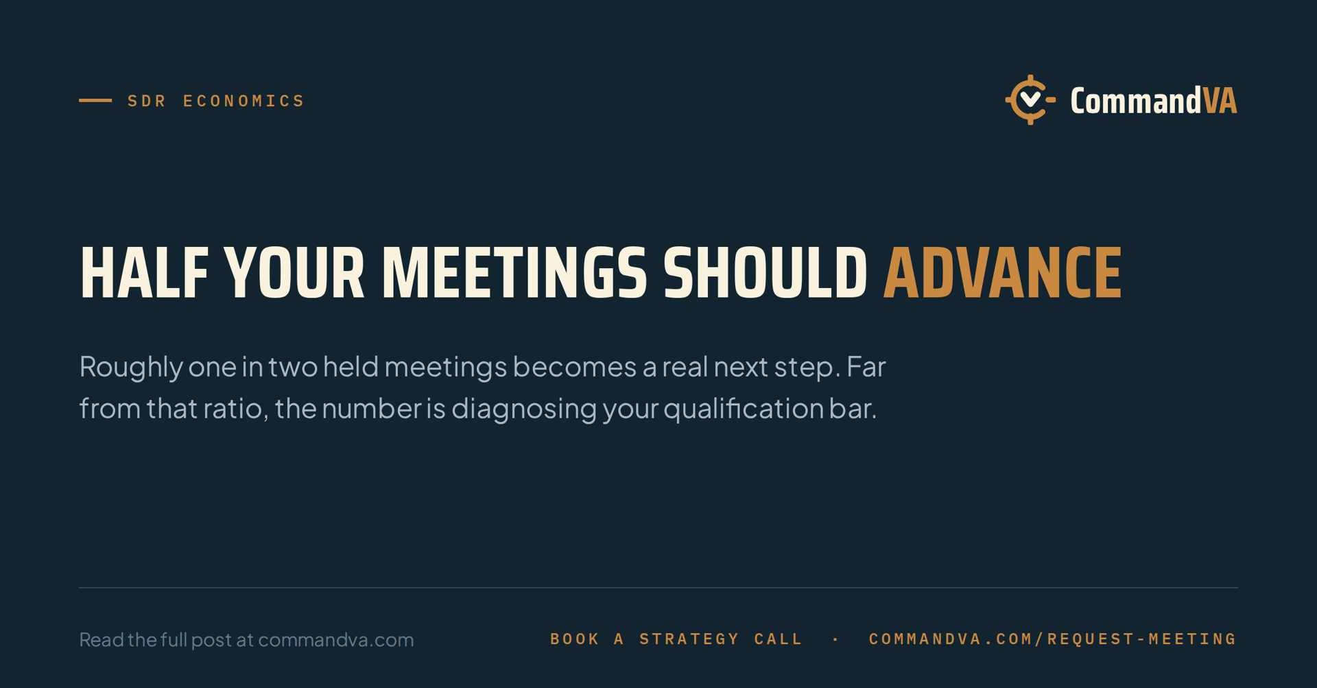 From held meeting to real opportunity