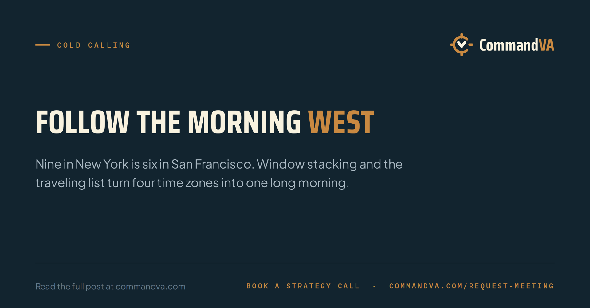 Calling across time zones
