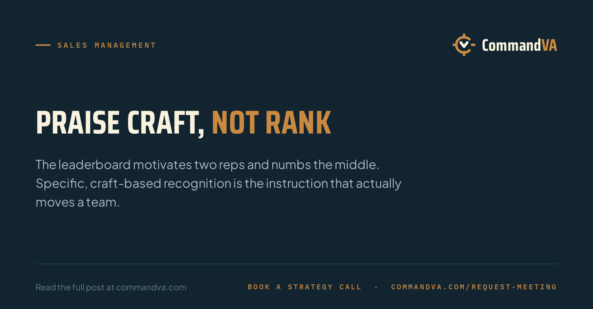 Recognition beats leaderboards