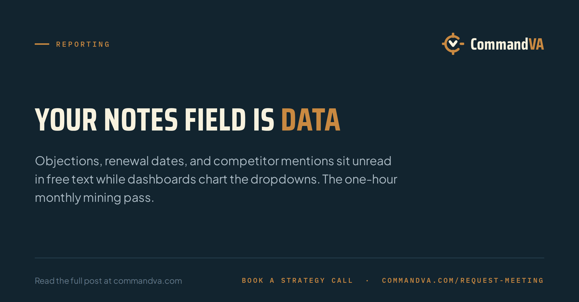 Notes fields are data