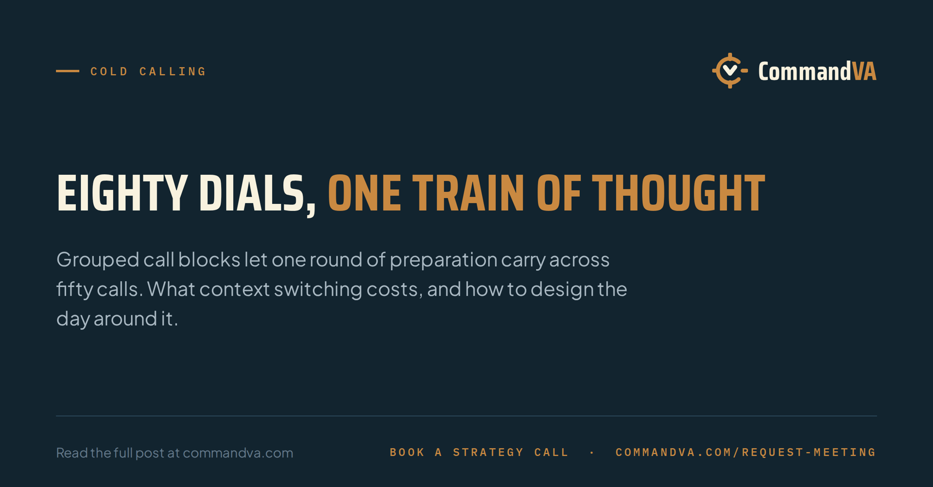 The focus math of dialing