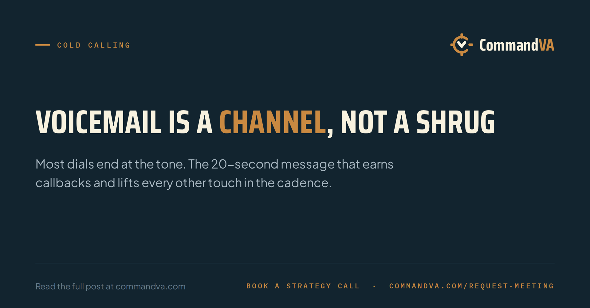 Voicemail is a channel