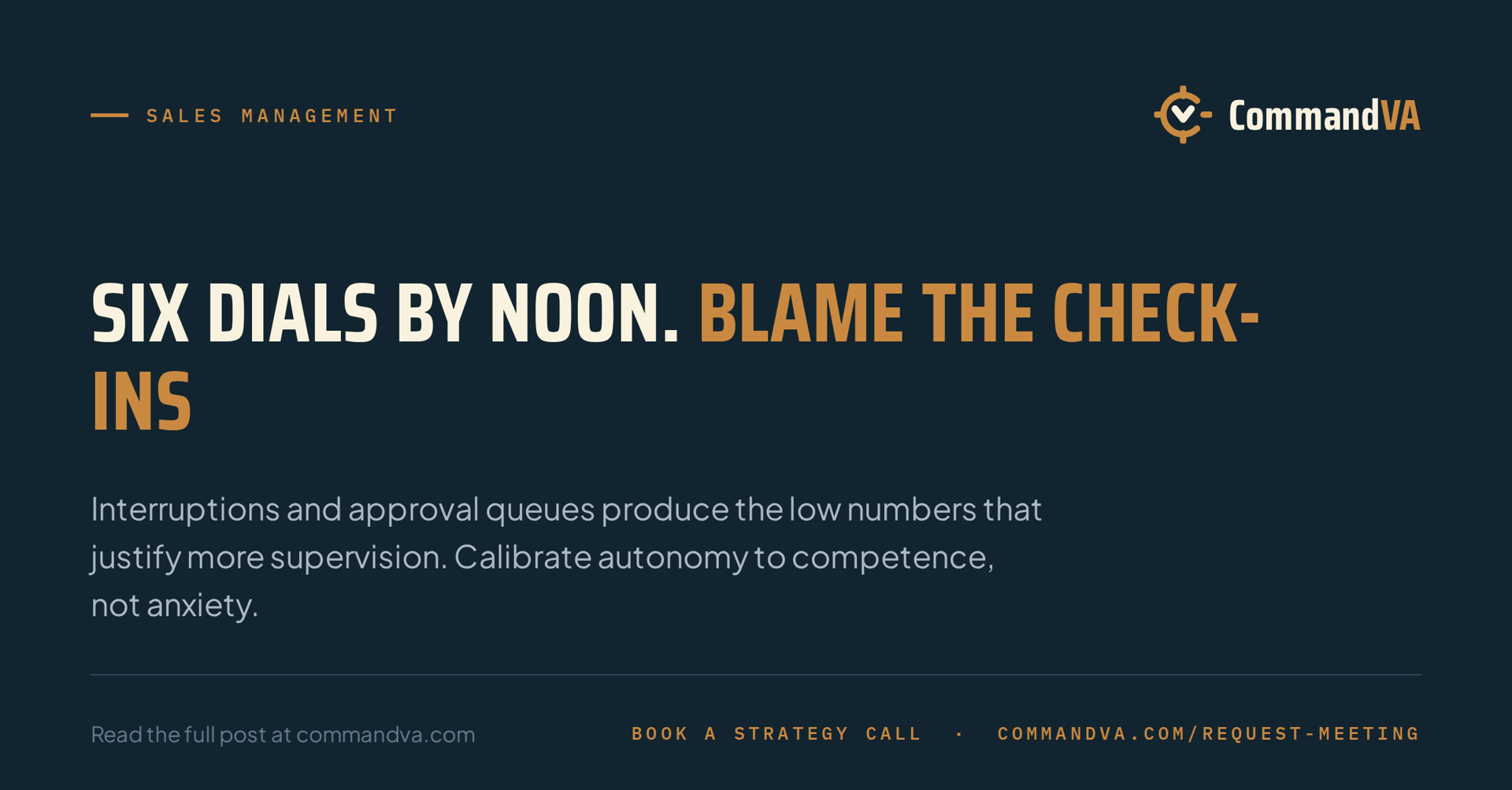 The quiet cost of overmanaging