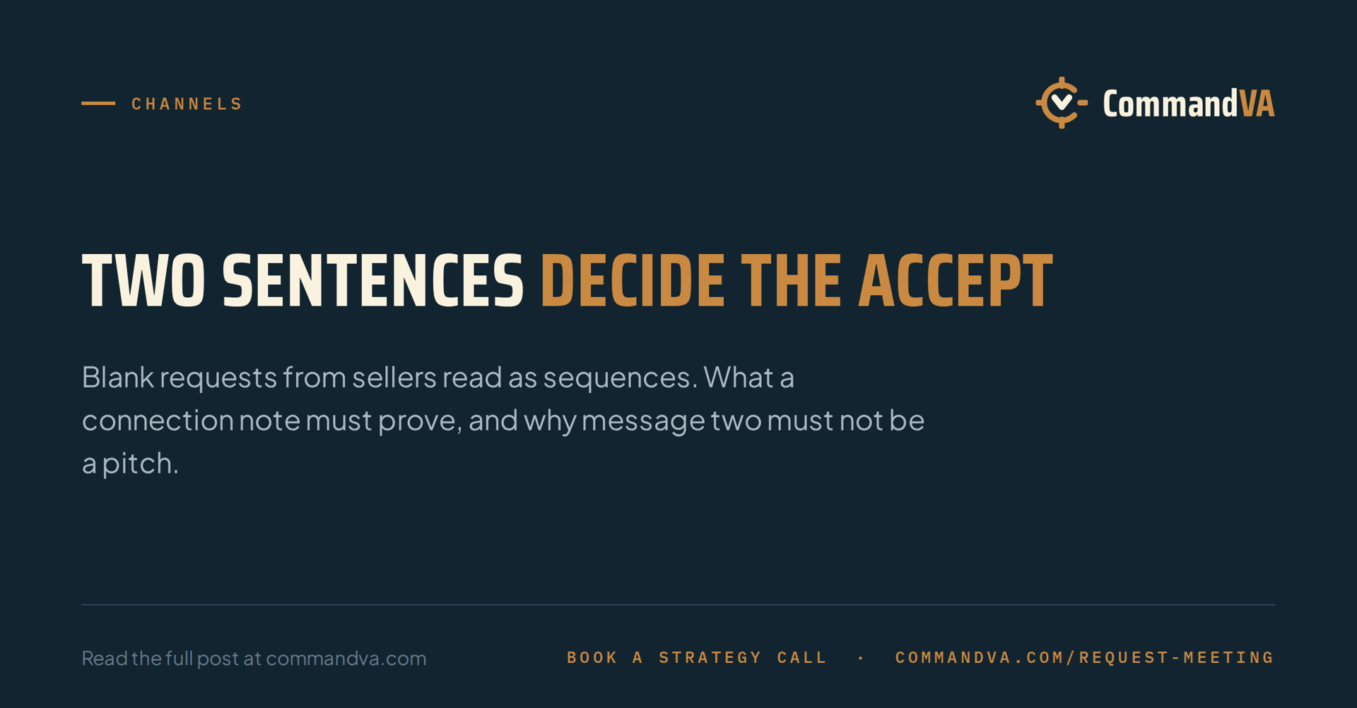 The connection note nobody reads, and yours