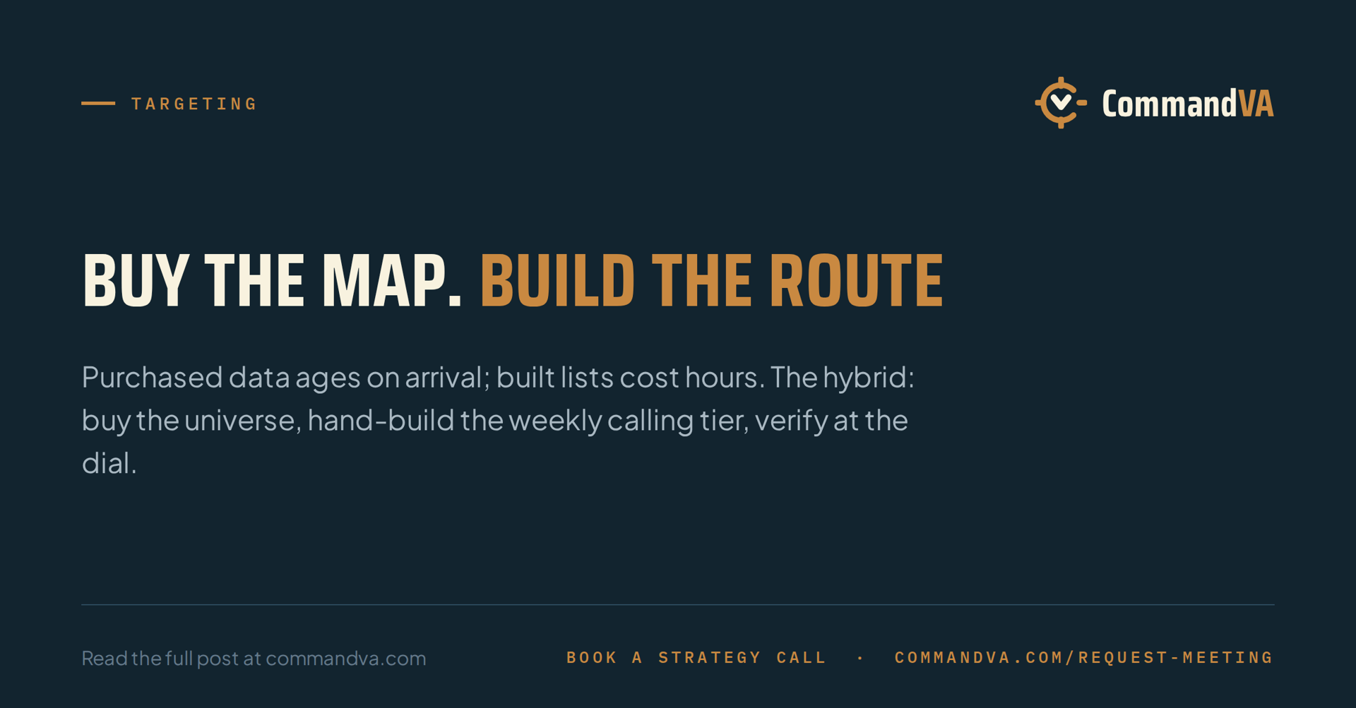 Buy the list or build the list