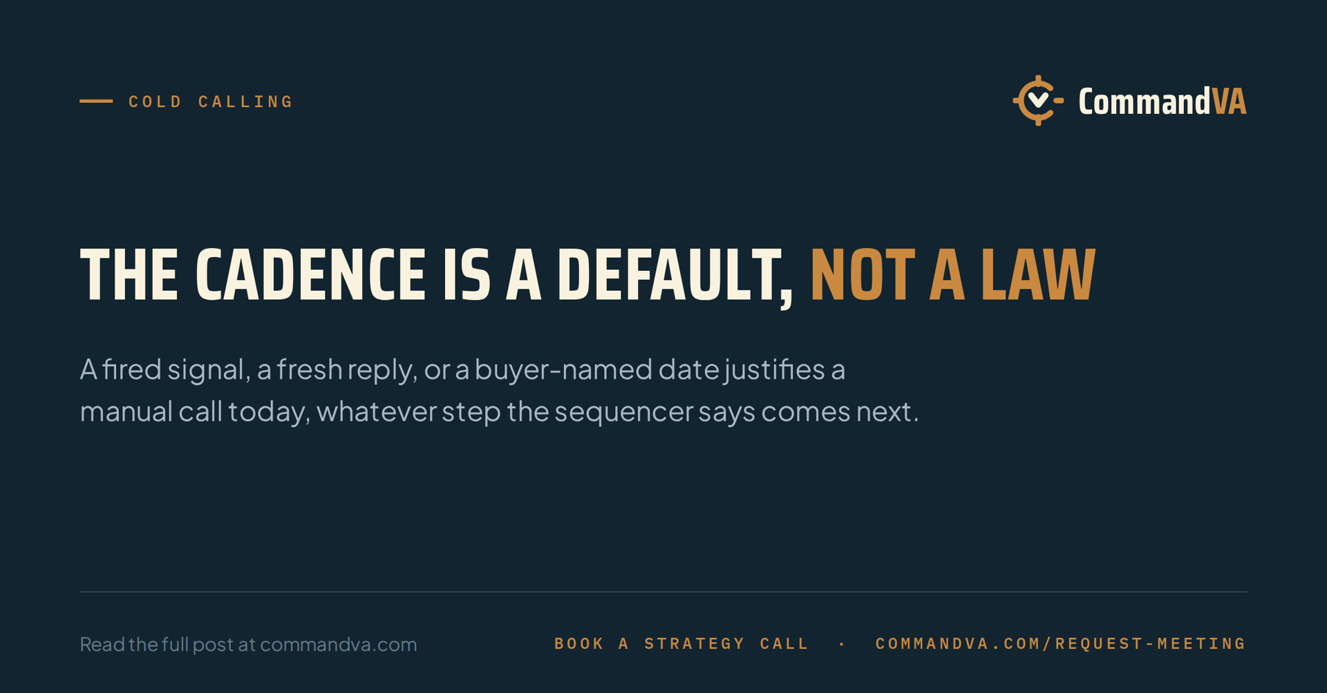 Independence from the sequence
