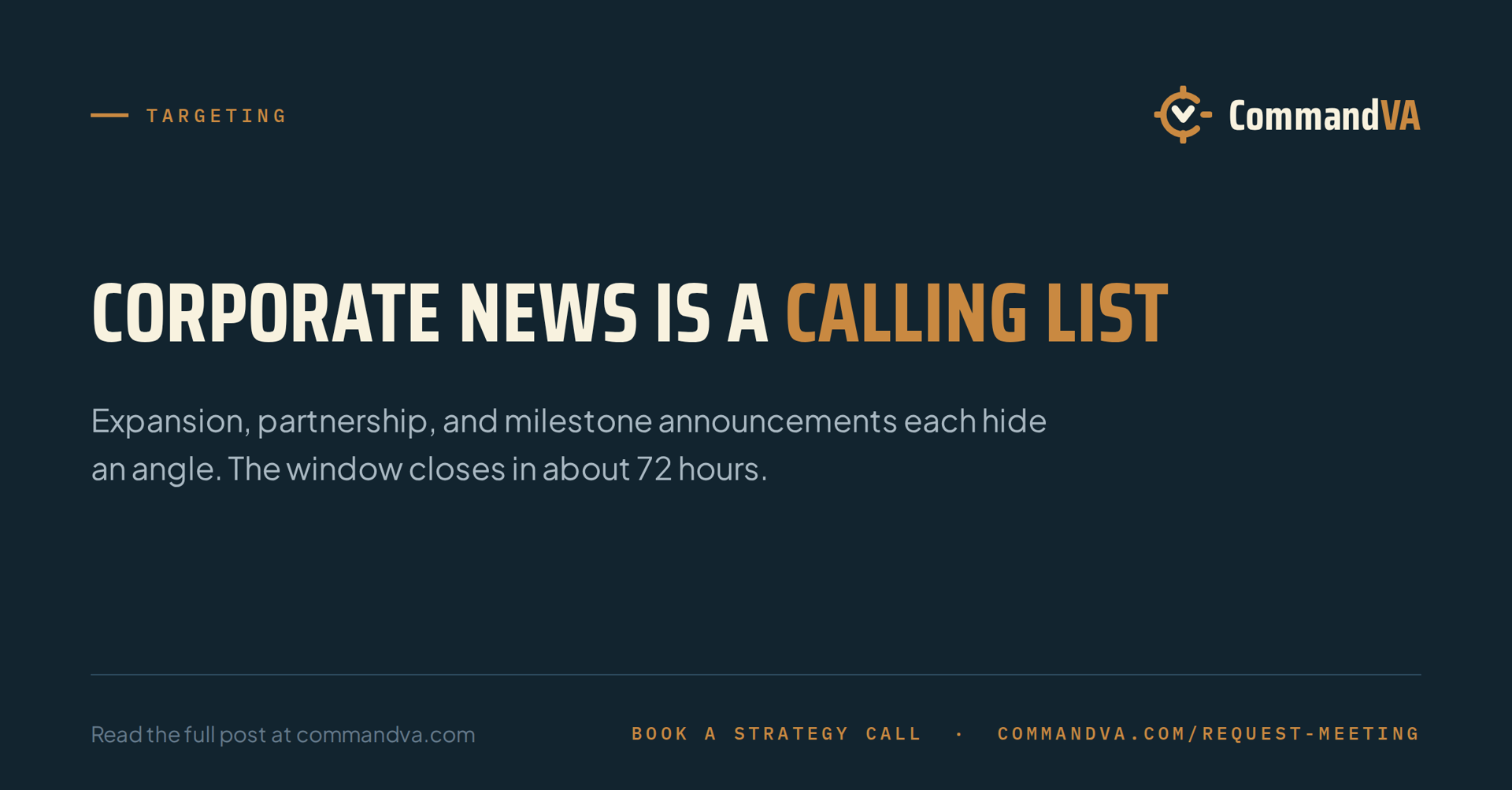 Reading press releases like a rep