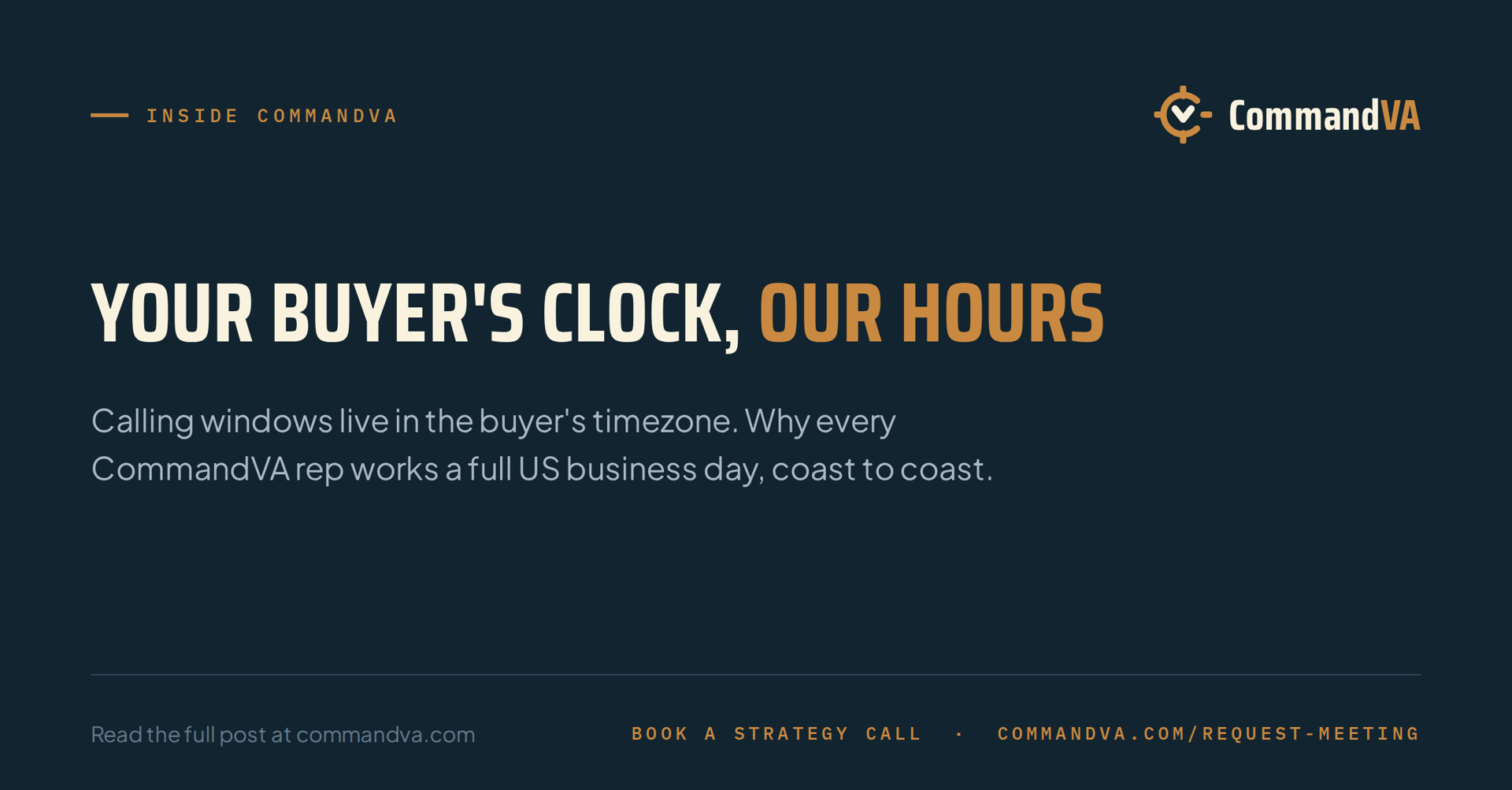 Why our reps work US hours