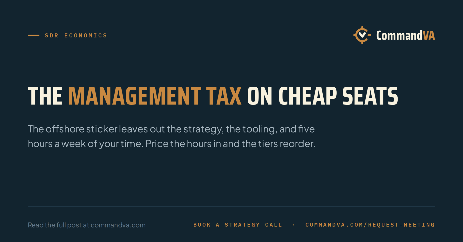 Offshore, onshore, and the management tax