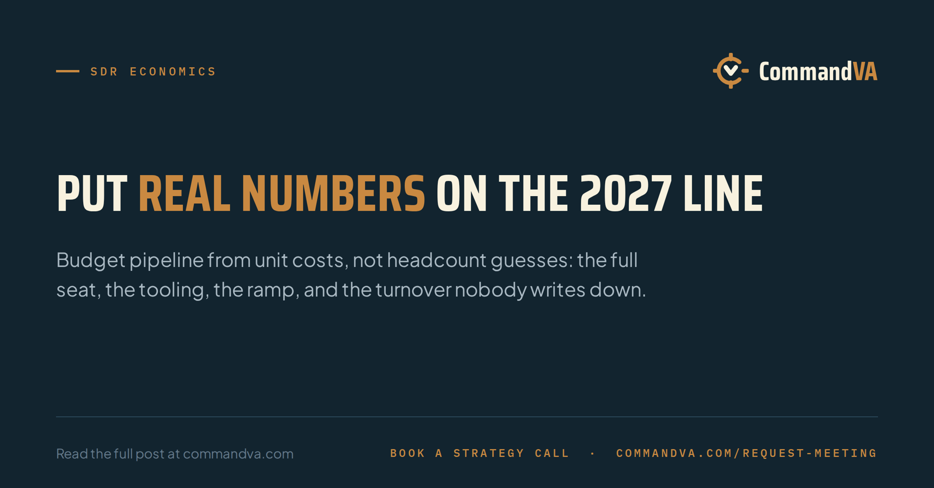 The 2027 budget line
