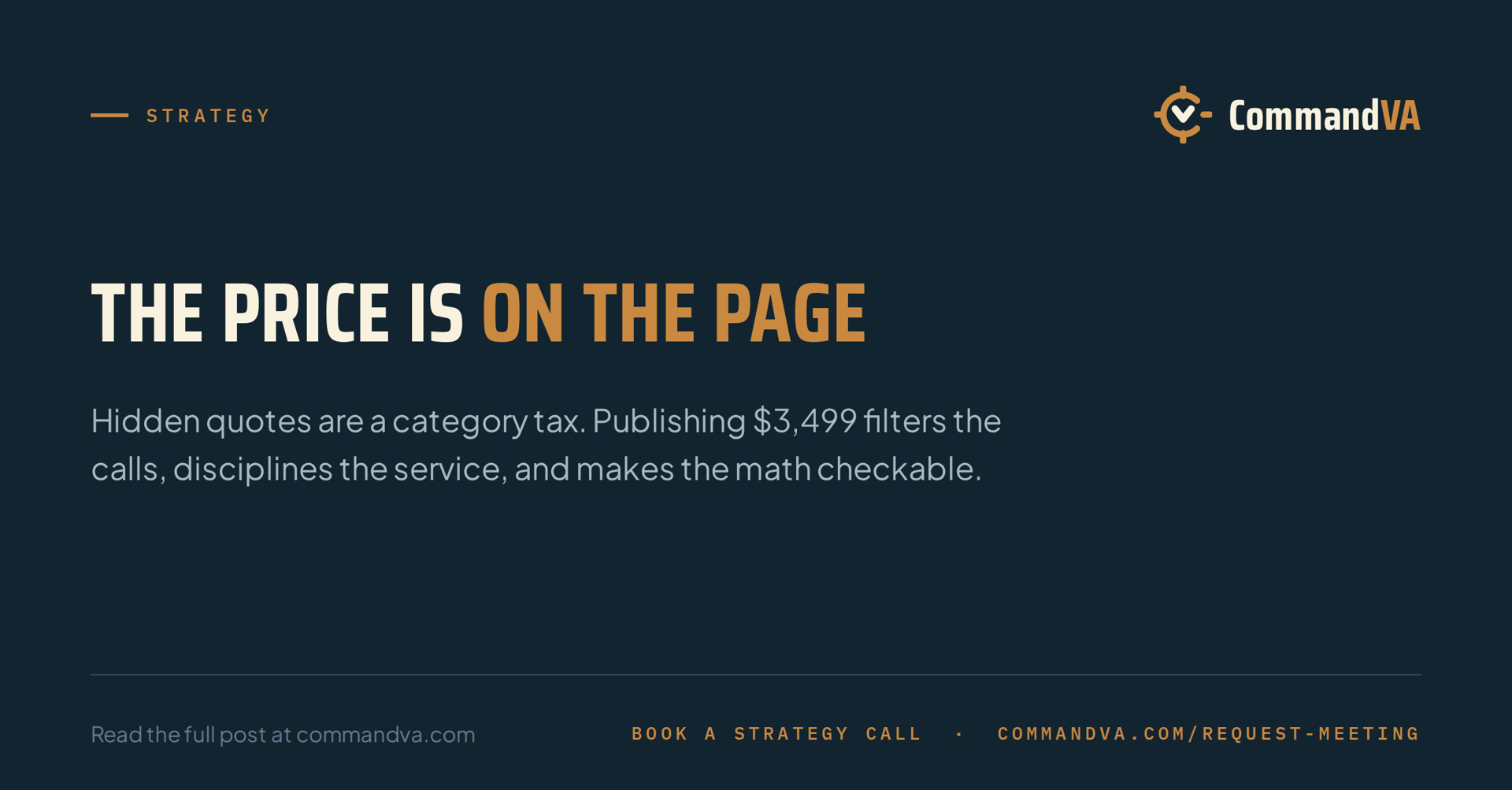 Why we publish our pricing