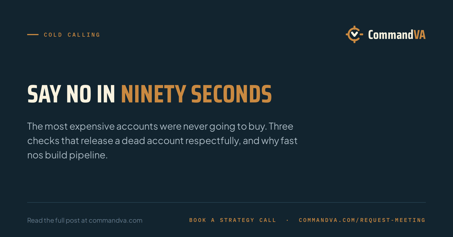 The 90-second disqualify