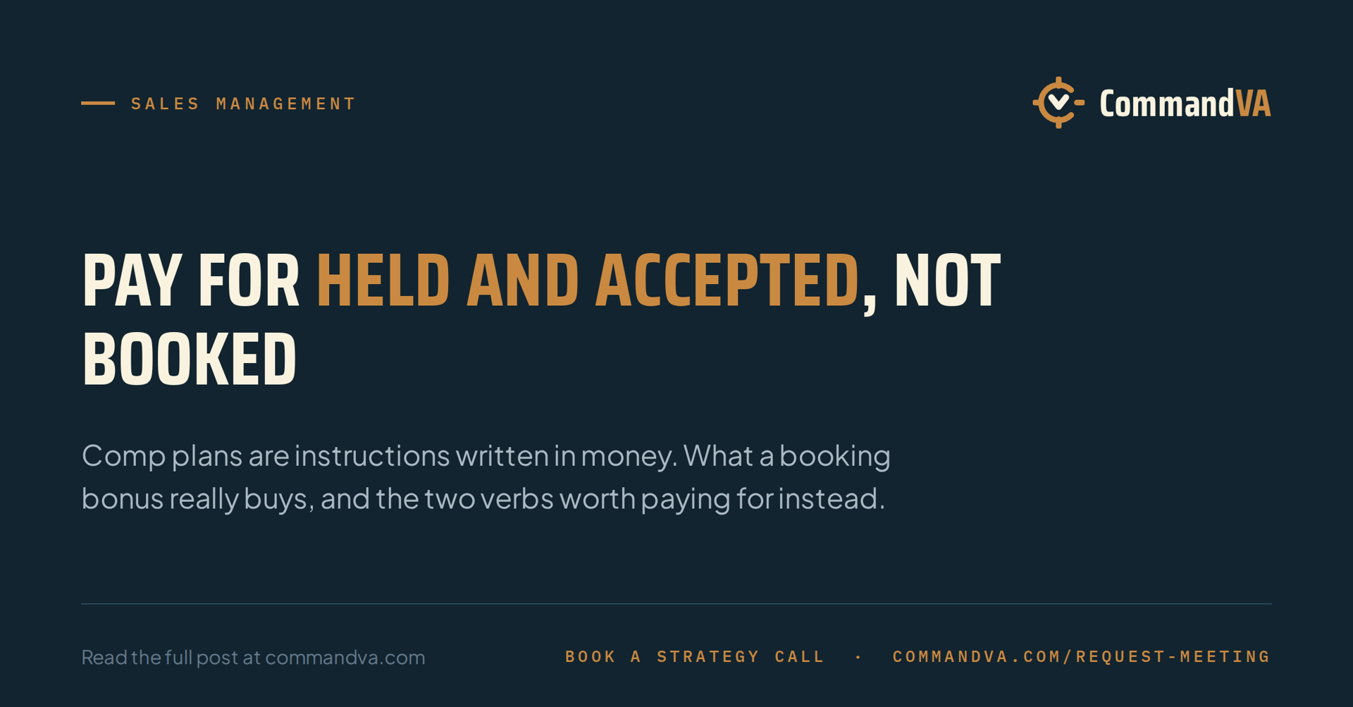Comp plans: paying for the right verbs