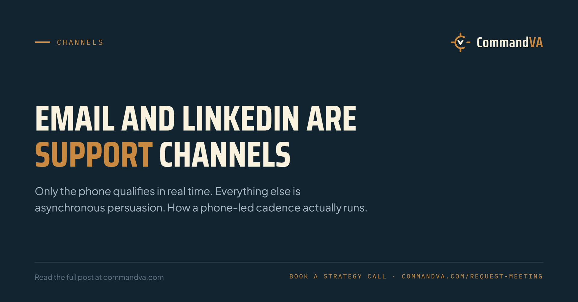 Email and LinkedIn are support channels. Treat them that way.