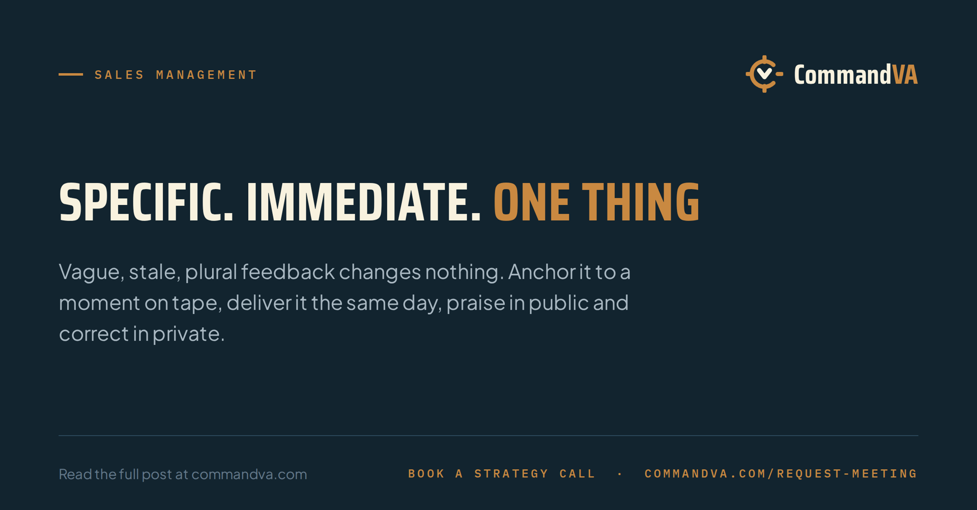 Delivering call feedback that lands