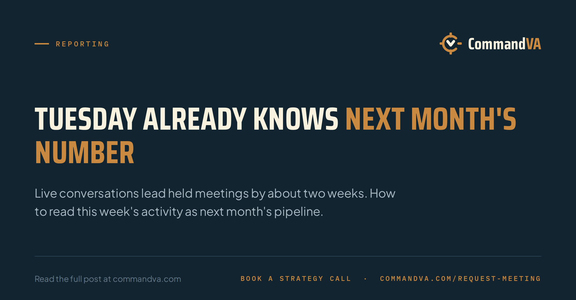 Leading indicators: what Tuesday tells you about next month