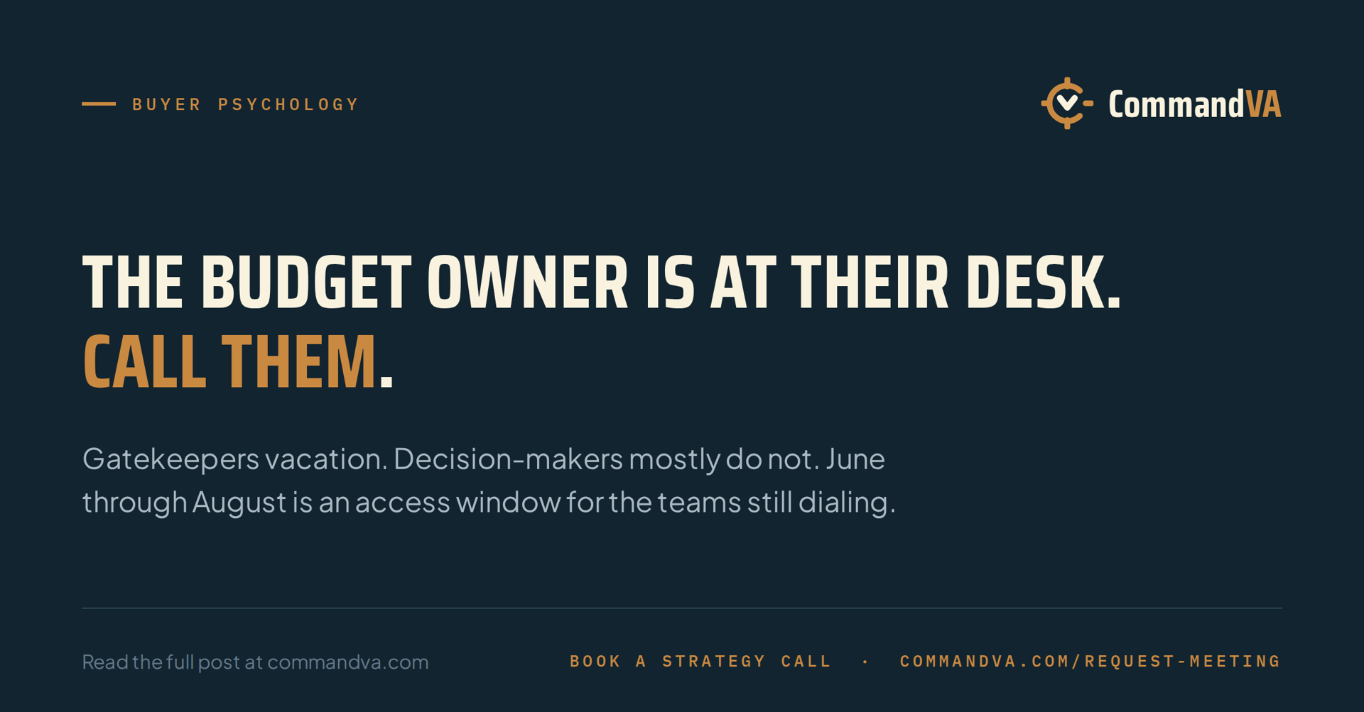 The decision-maker did not go to the beach