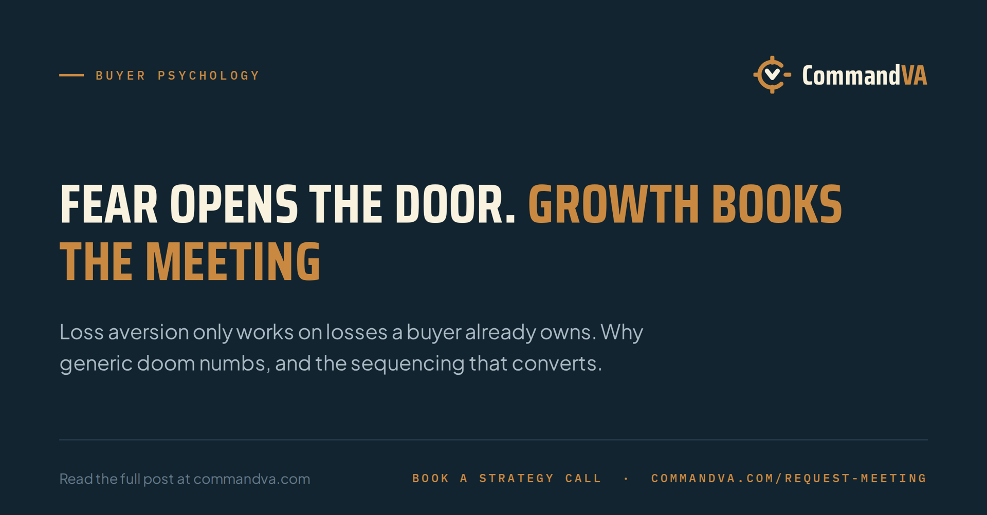 Why prevention sells worse than growth